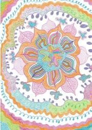 Cover von Zeichenbuch DIN A5 mit dem Mandala: Voller Wunder