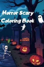 Cover von Horror Scary Coloring Book
