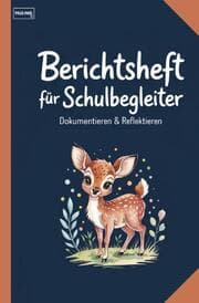 Cover von Berichtsheft für Schulbegleiter