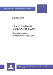 Cover von Franz Fühmann und E.T.A. Hoffmann