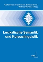 Cover von Lexikalische Semantik und Korpuslinguistik