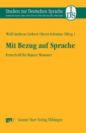 Cover von Mit Bezug auf Sprache
