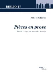 Cover von Abbé d'Aubignac: Pièces en prose