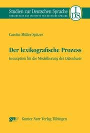 Cover von Der lexikografische Prozess