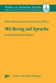 Cover von Mit Bezug auf Sprache