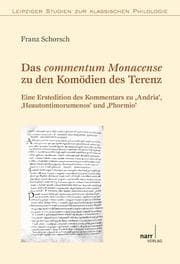 Cover von Das commentum Monacense zu den Komödien des Terenz