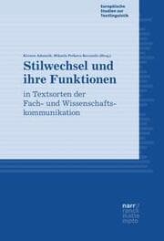Cover von Stilwechsel und ihre Funktionen in Textsorten der Fach- und Wissenschaftskommunikation