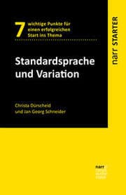Cover von Standardsprache und Variation