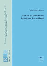 Cover von Kontaktvarietäten des Deutschen im Ausland