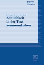 Cover von Zeitlichkeit in der Textkommunikation
