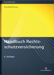 Cover von Handbuch Rechtsschutzversicherung