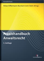Cover von Praxishandbuch Anwaltsrecht