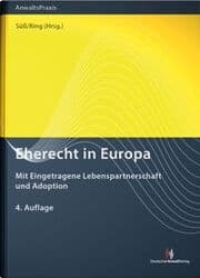 Cover von Eherecht in Europa