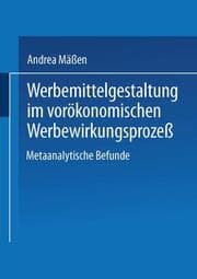 Cover von Werbemittelgestaltung im vorökonomischen Werbewirkungsprozeß