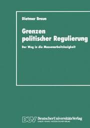 Cover von Grenzen politischer Regulierung