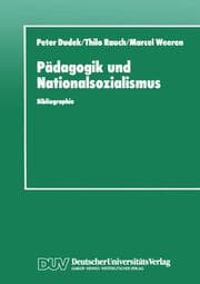 Cover von Pädagogik und Nationalsozialismus