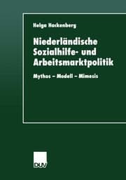 Cover von Niederländische Sozialhilfe- und Arbeitsmarktpolitik
