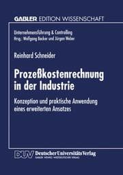 Cover von Prozeßkostenrechnung in der Industrie