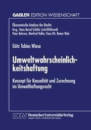 Cover von Umweltwahrscheinlichkeitshaftung
