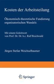 Cover von Kosten der Arbeitsteilung
