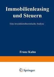 Cover von Immobilienleasing und Steuern