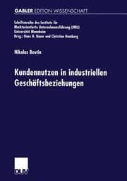 Cover von Kundennutzen in industriellen Geschäftsbeziehungen