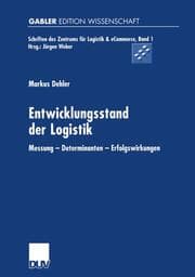 Cover von Entwicklungsstand der Logistik