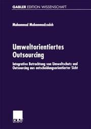 Cover von Umweltorientiertes Outsourcing