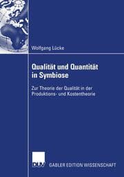 Cover von Qualität und Quantität in Symbiose