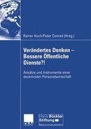 Cover von Verändertes Denken Bessere Öffentliche Dienste?!