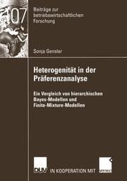 Cover von Heterogenität in der Präferenzanalyse