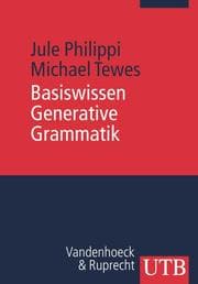 Cover von Basiswissen Generative Grammatik