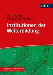 Cover von Institutionen der Weiterbildung