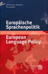 Cover von Europäische Sprachenpolitik / European Language Policy