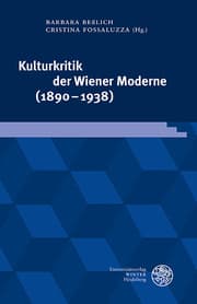 Cover von Kulturkritik der Wiener Moderne (1890-1938)