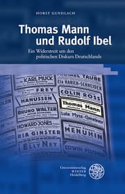 Cover von Thomas Mann und Rudolf Ibel