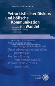 Cover von Petrarkistischer Diskurs und höfische Kommunikation im Wandel