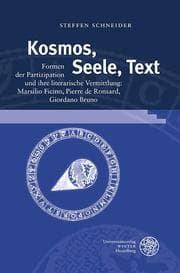 Cover von Kosmos, Seele, Text