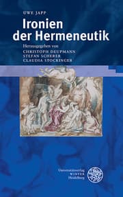 Cover von Ironien der Hermeneutik