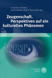 Cover von Zeugenschaft.Perspektiven auf ein kulturelles Phänomen