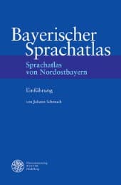 Cover von Sprachatlas von Nordostbayern (SNOB) - Einführung