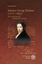 Cover von Johann Georg Zimmer (1777-1853)