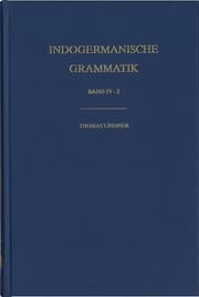 Cover von Indogermanische Grammatik IV-2