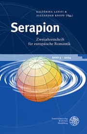 Cover von Serapion. Zweijahresschrift für europäische Romantik