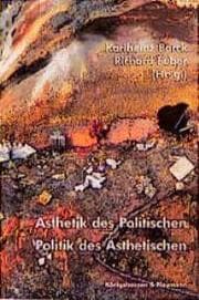 Cover von Ästhetik des Politischen, Politik des Ästhetischen