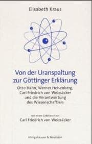 Cover von Von der Uranspaltung zur Göttinger Erklärung