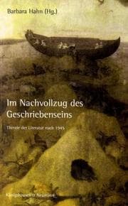 Cover von Im Nachvollzug des Geschriebenseins