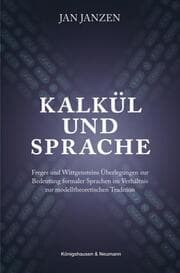 Cover von Kalkül und Sprache