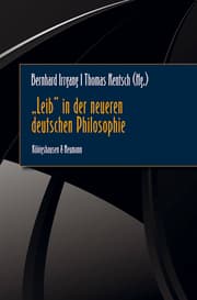 Cover von 'Leib' in der neueren deutschen Philosophie