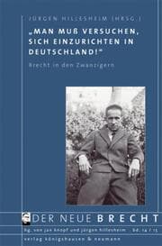 Cover von 'Man muß versuchen, sich einzurichten in Deutschland!'